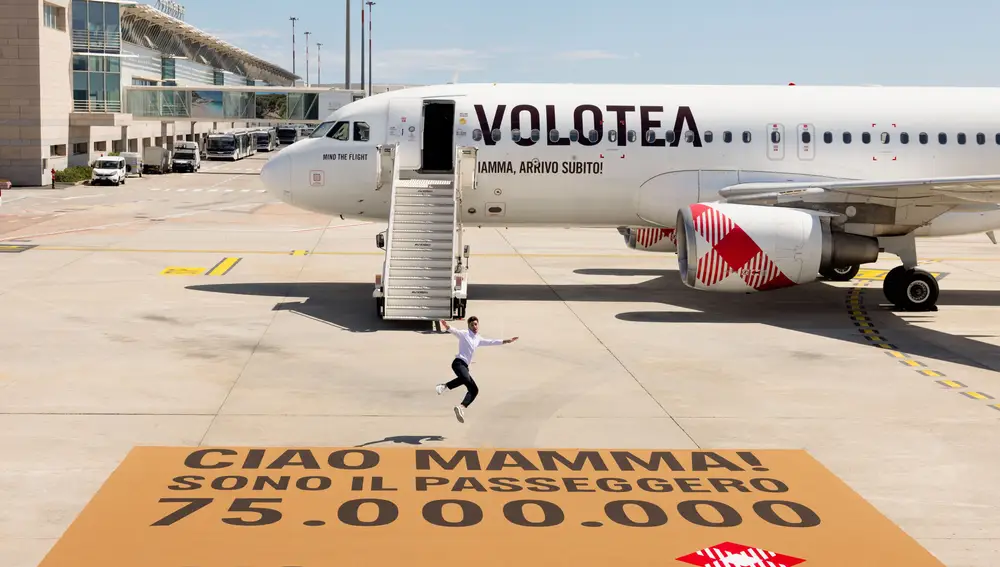 Volotea pasajero 75 millones