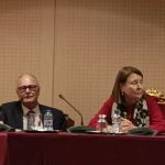 Bonichof, Rosario Silva, Dimitry Berberoff y María José García-Valdecasas, durante el acto