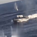 Vídeo: Batalla naval entre un dron Magura V5 ucraniano y un barco de asalto BK-16 ruso en el mar Negro.