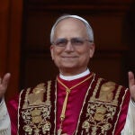 El Papa León XIV tras su elección como Sumo Pontífice