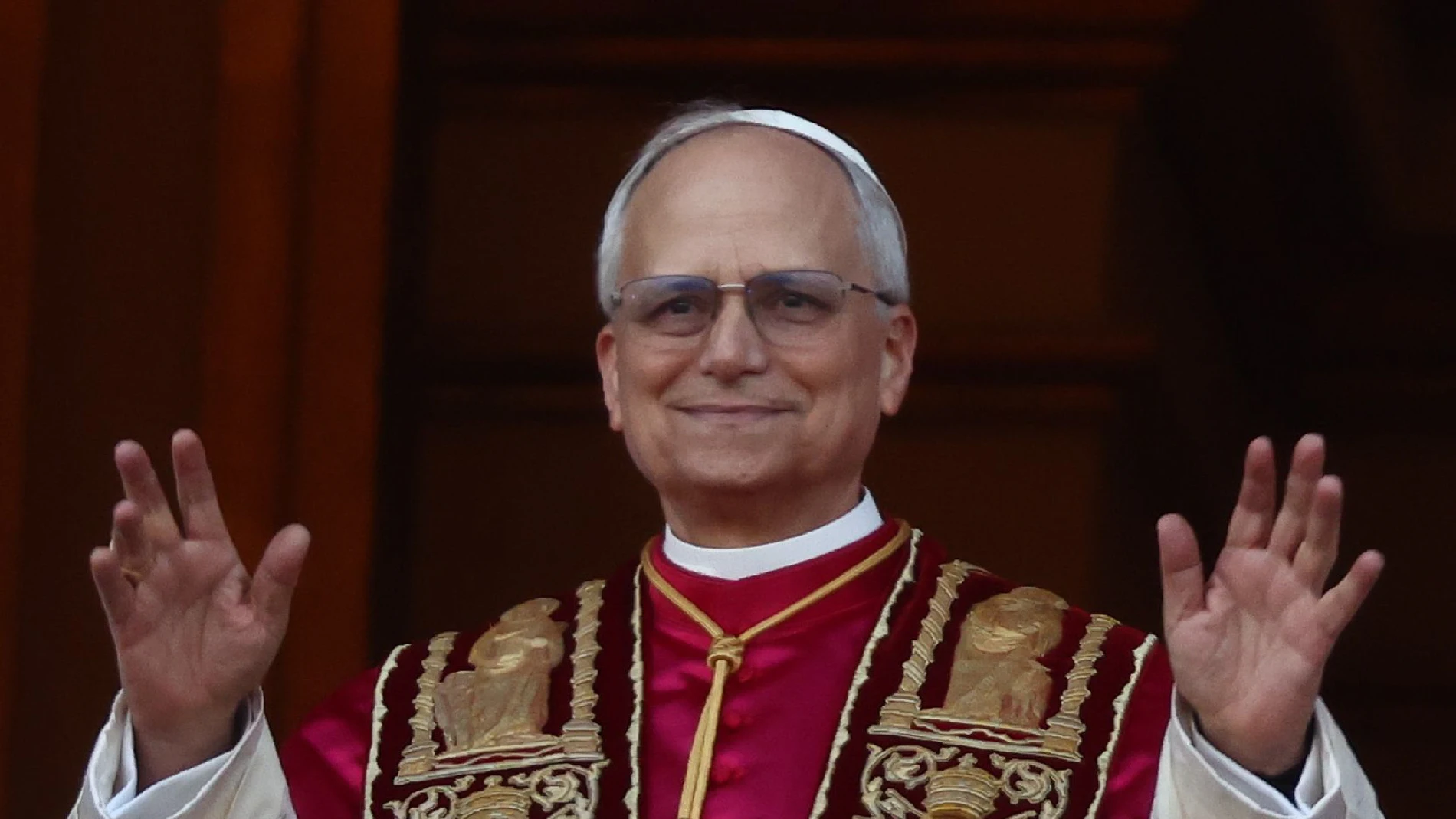 El Papa León XIV tras su elección como Sumo Pontífice