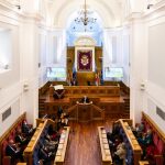 Imagen de las Cortes de Castilla-La Mancha en el acto del Día de la Constitución