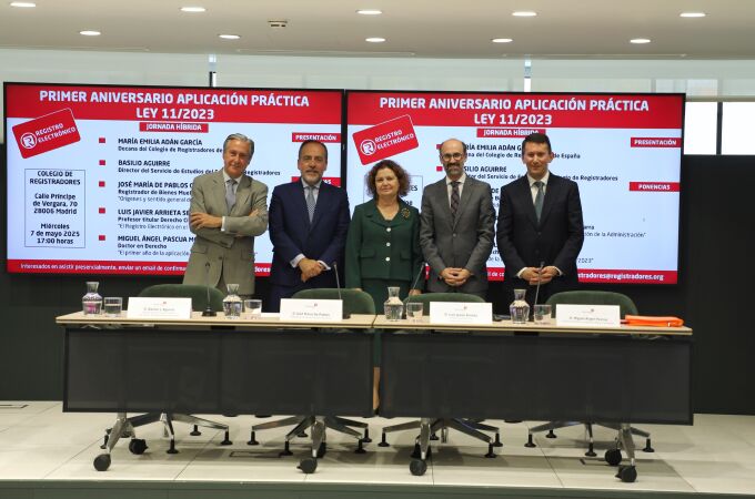 Un momento de la jornada organizada por los Registradores de España