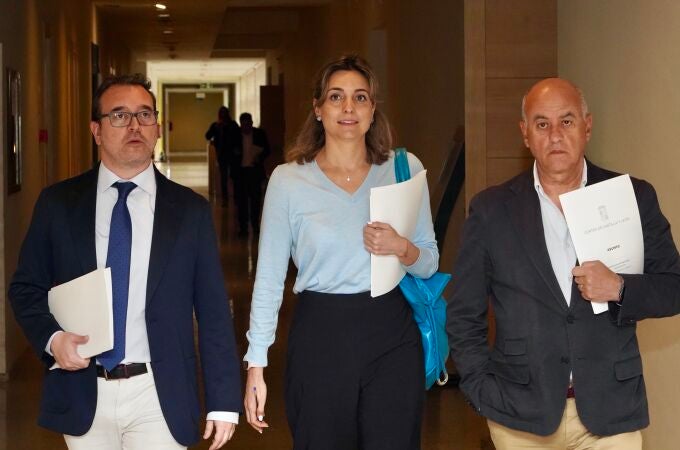 Ricardo Gavilanes, Irene Muñoz y Miguel Ángel García Nieto