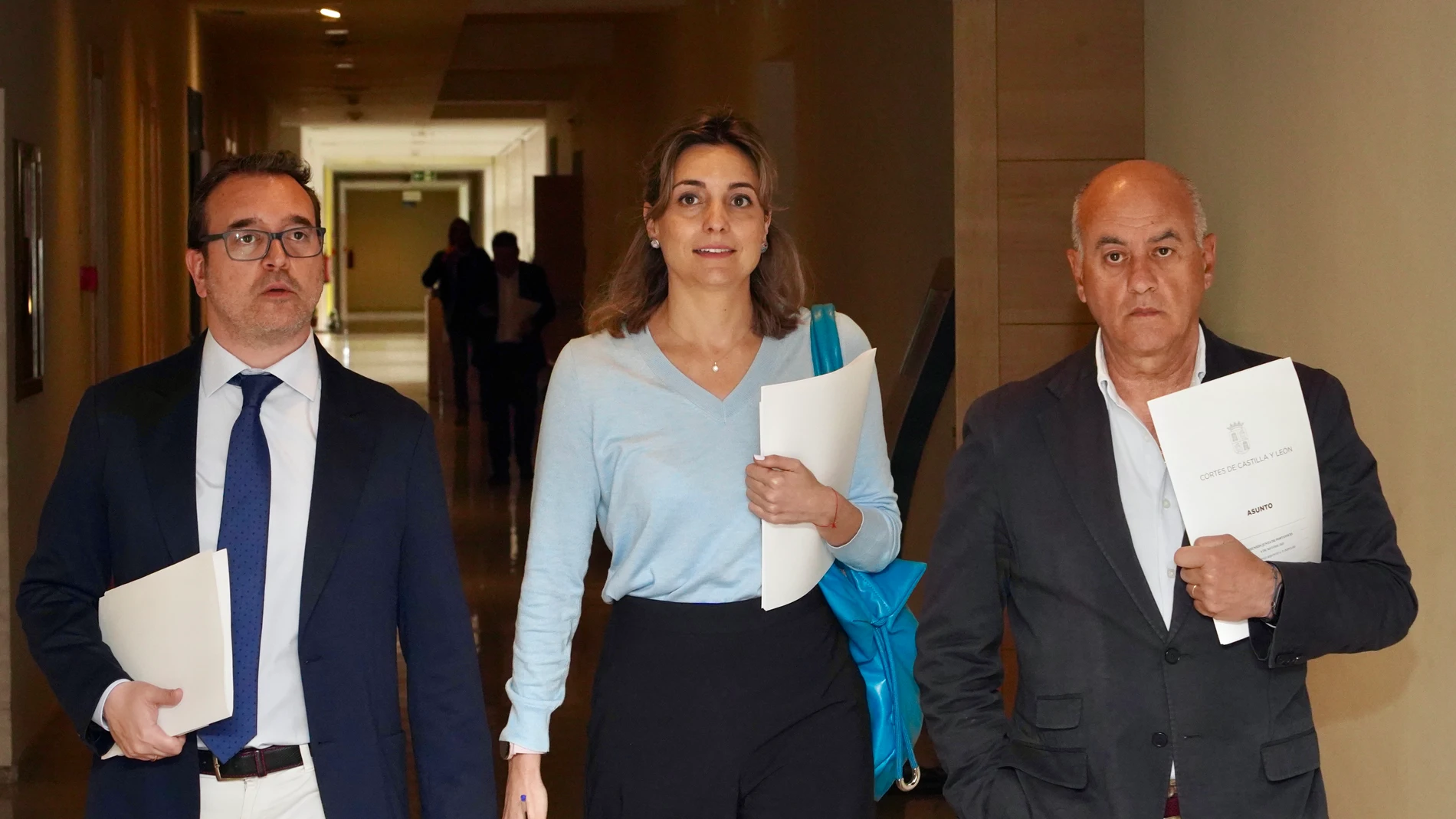 Ricardo Gavilanes, Irene Muñoz y Miguel Ángel García Nieto
