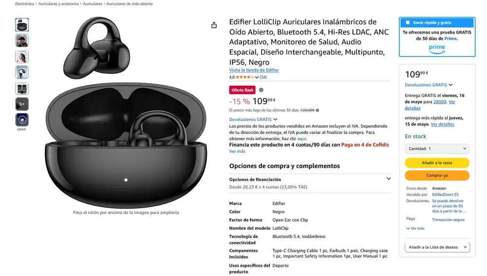 Puedes comprarlos por algo más de 100 euros