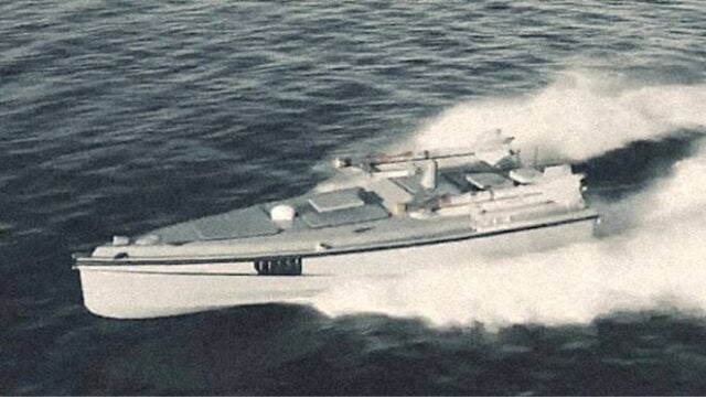 Primera imagen del dron naval Magura-7 que ha derribado cazas de combate por primera vez en la historia.