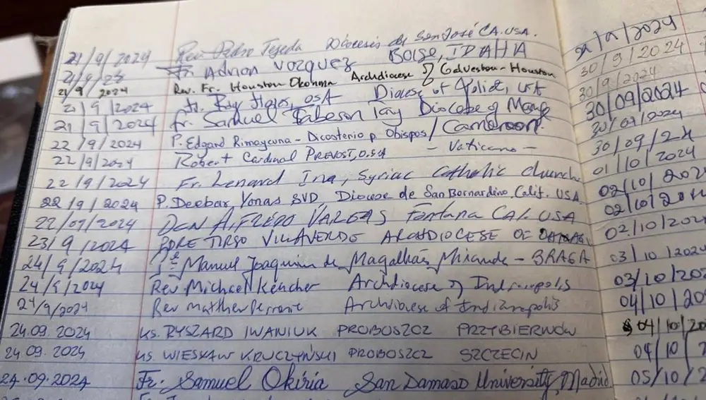 Cónclave.- AMP.- Las visitas de León XIV España, la última a Ávila el pasado 22 de septiembre