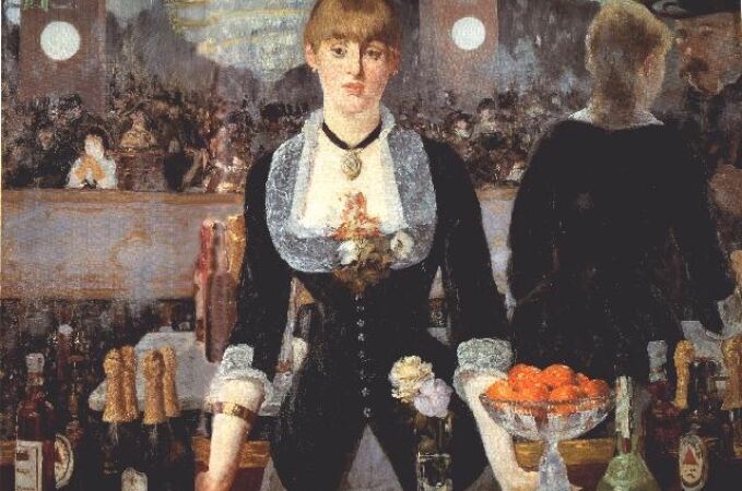 "Un bar del Folies-Bergère", pintado por Manet en 1882