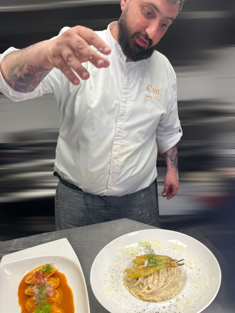 Chef napolitano Gennaro Di Fiore