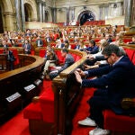Pleno del Parlamento de Cataluña