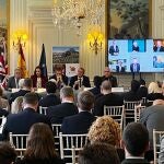 El alcalde de Benidorm, Toni Pérez, en el Foro de Turismo Sostenible en Londres