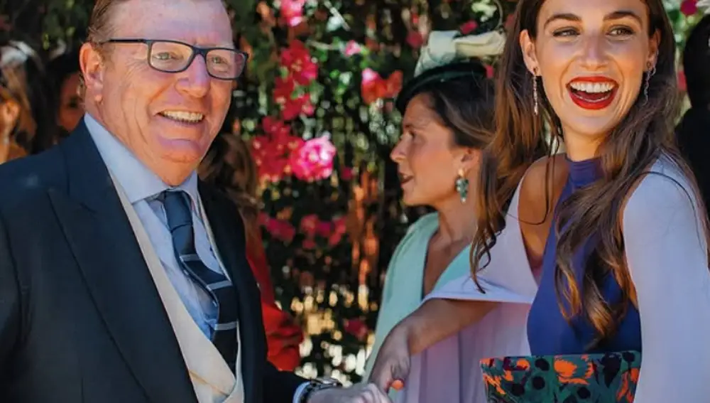 César Cadaval y su hija, Patricia