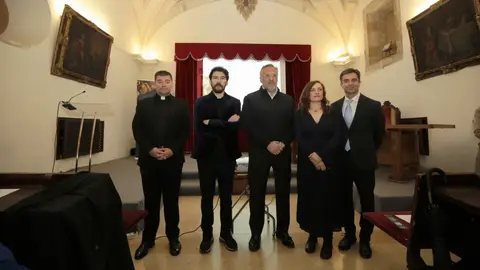 El presidente de las Cortes Autonómicas y de la Fundación de Castilla y León, Carlos Pollán, asiste a la presentación del proyecto ‘Nostra et Mundi’