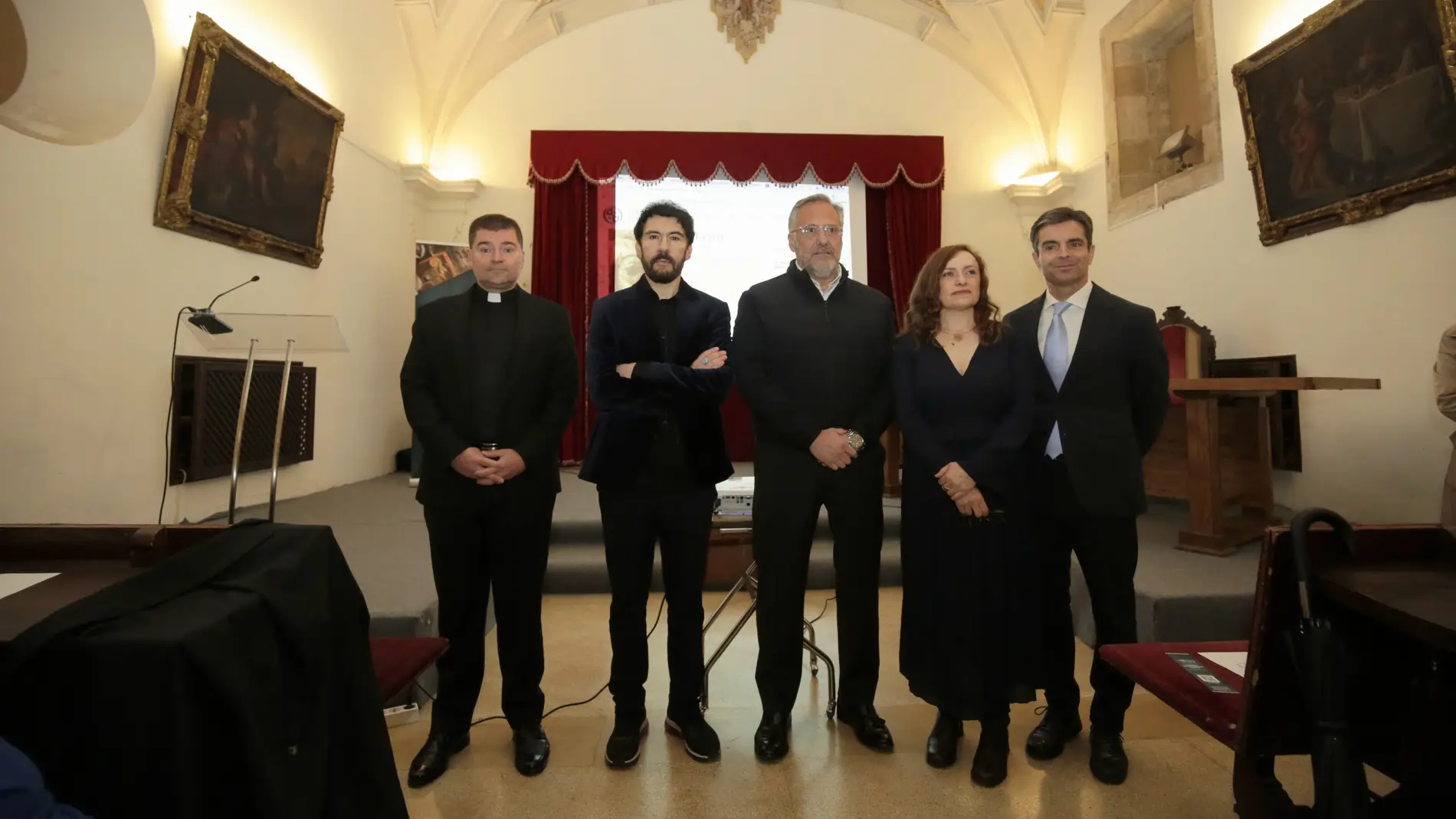 El presidente de las Cortes Autonómicas y de la Fundación de Castilla y León, Carlos Pollán, asiste a la presentación del proyecto ‘Nostra et Mundi’