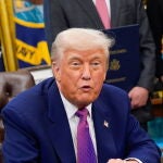 US President Trump Signs Executive Orders in the Oval Office
