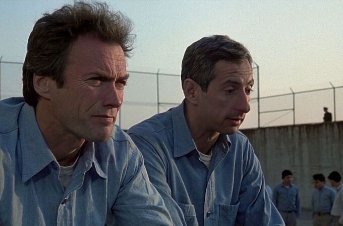 Una escena de "Fuga de Alcatraz" estrenada en 1979