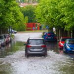 Fuertes lluvias en la provincia de Burgos