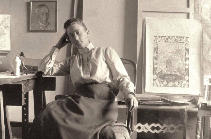 Hilma af Klint creó sus primeros cuadros abstractos en 1906, antes que Vasili Kandinski