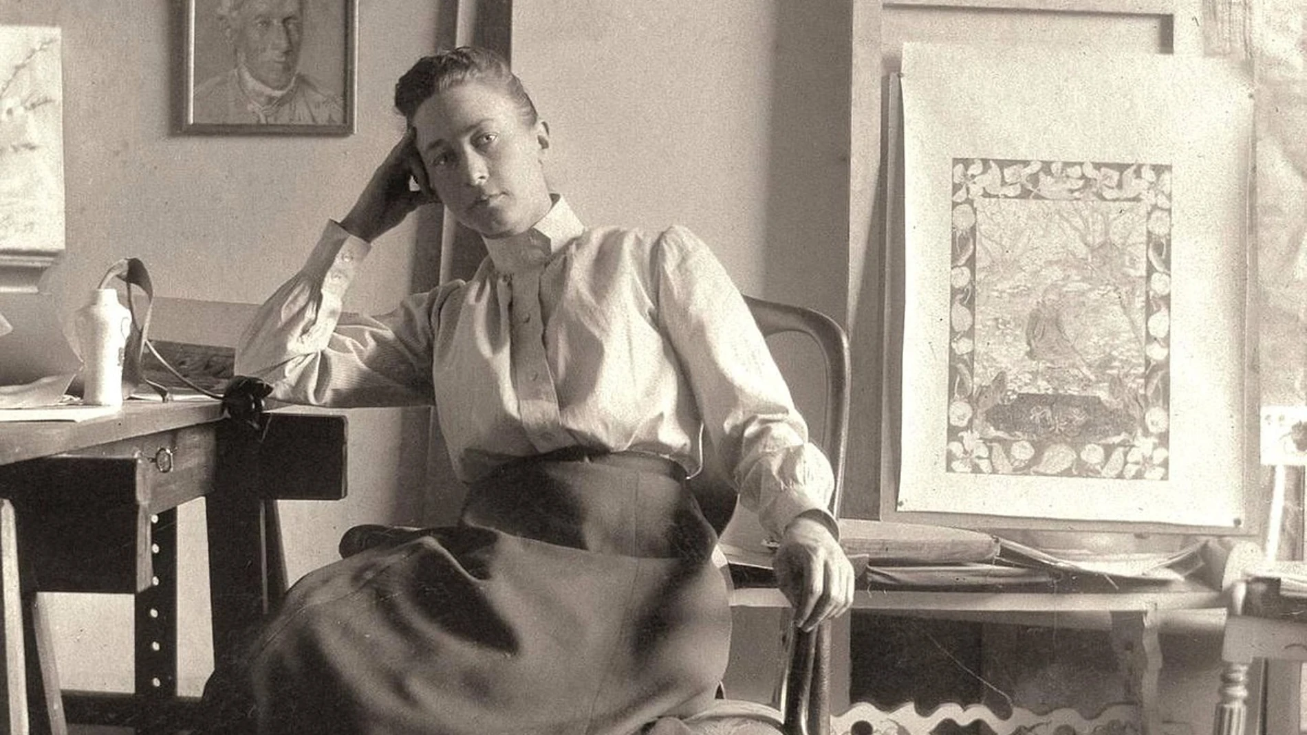 Hilma af Klint creó sus primeros cuadros abstractos en 1906, antes que Vasili Kandinski