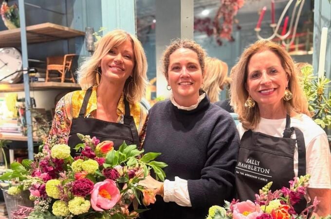 Susanna Griso con look floral.
