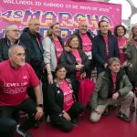 La vicepresidenta Isabel Blanco en la Marcha Asprona junto a Carnero, Conrado Íscar y Carlos Martínez, entre otros