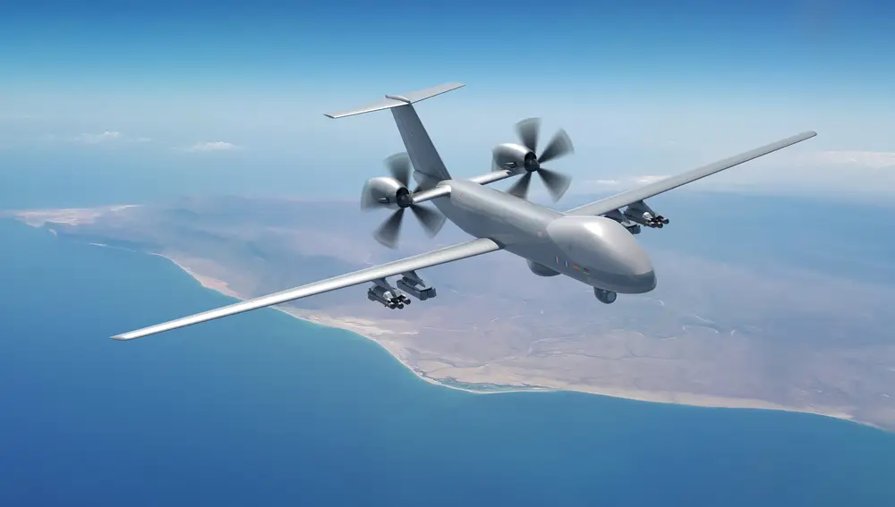 Aeronaves no tripuladas, como el «Eurodrone» de Airbus, estarán presentes en Feindef.