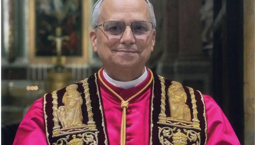 Retrato papal de León XIV