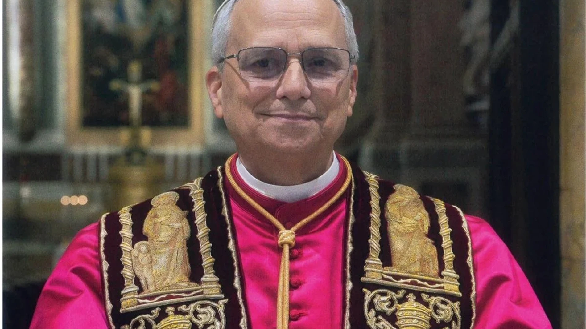 Retrato papal de León XIV