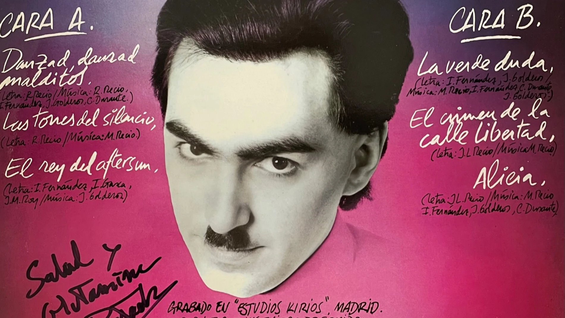 Portada del disco "Guapamente", publicado por Glutamato Ye-Yé en 1985