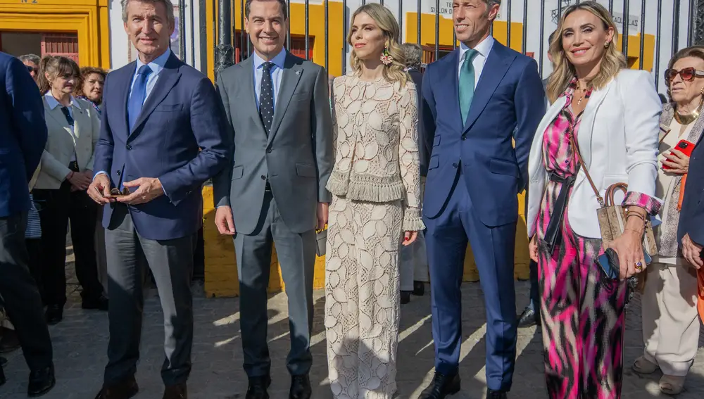 El look de Manuela Villena.