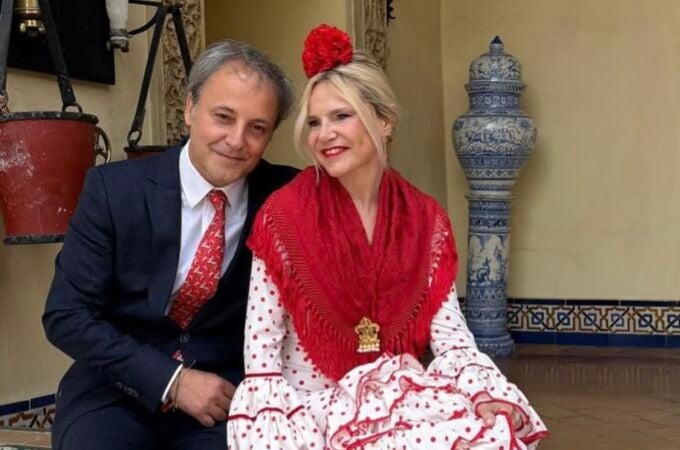 Eugenia Martínez de Irujo en la Feria de Abril.