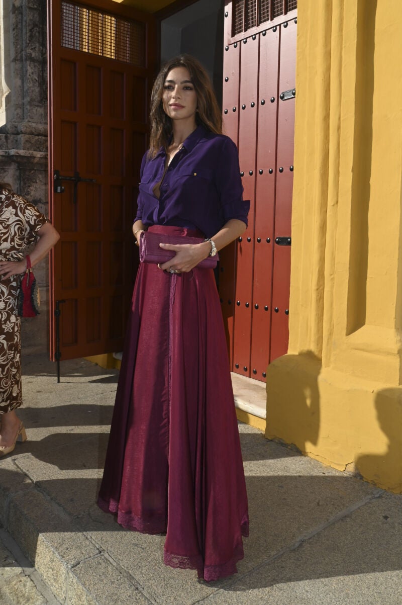 El look de Rocío Crusset en los toros.