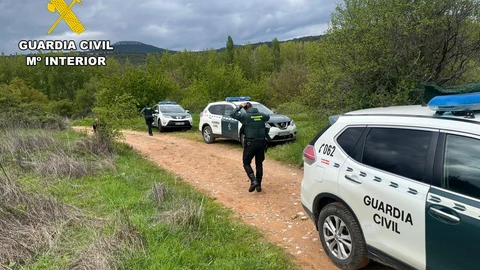 Dispositivo de búsqueda del menor de cuatro años desaparecido en Covarrubias (Burgos).