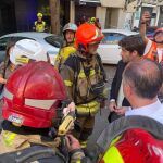 Sucesos.- Bomberos dan por extinguido el incendio en una vivienda en la calle Artes Gráficas (Valencia)