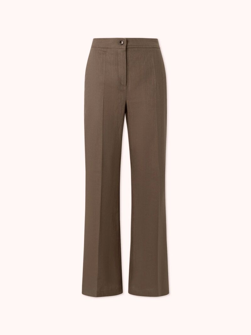 Pantalón de lino natural charles.
