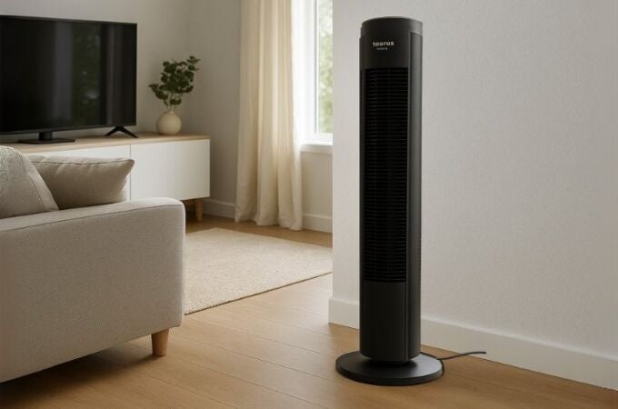Aprovecha antes de que suban los precios: este ventilador de torre Taurus está al 60%