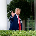 Trump Speaks With Reporters Outside West Wing Of The White House