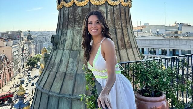 Eva Longoria y sus looks en Madrid.