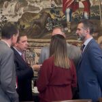 Ramón Fernández-Pacheco, en un corrillo previo a la Conferencia Sectorial con el ministro Luis Planas