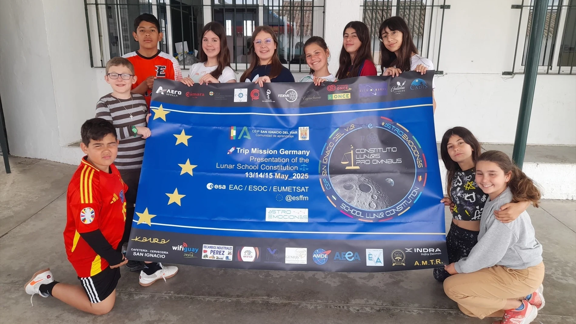 Parte este lunes la expedición del colegio de la Constitución Lunar invitado por la Agencia Espacial Europea