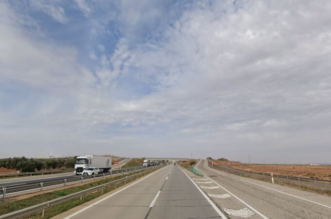 Autovía A-4 a su paso por Herencia
