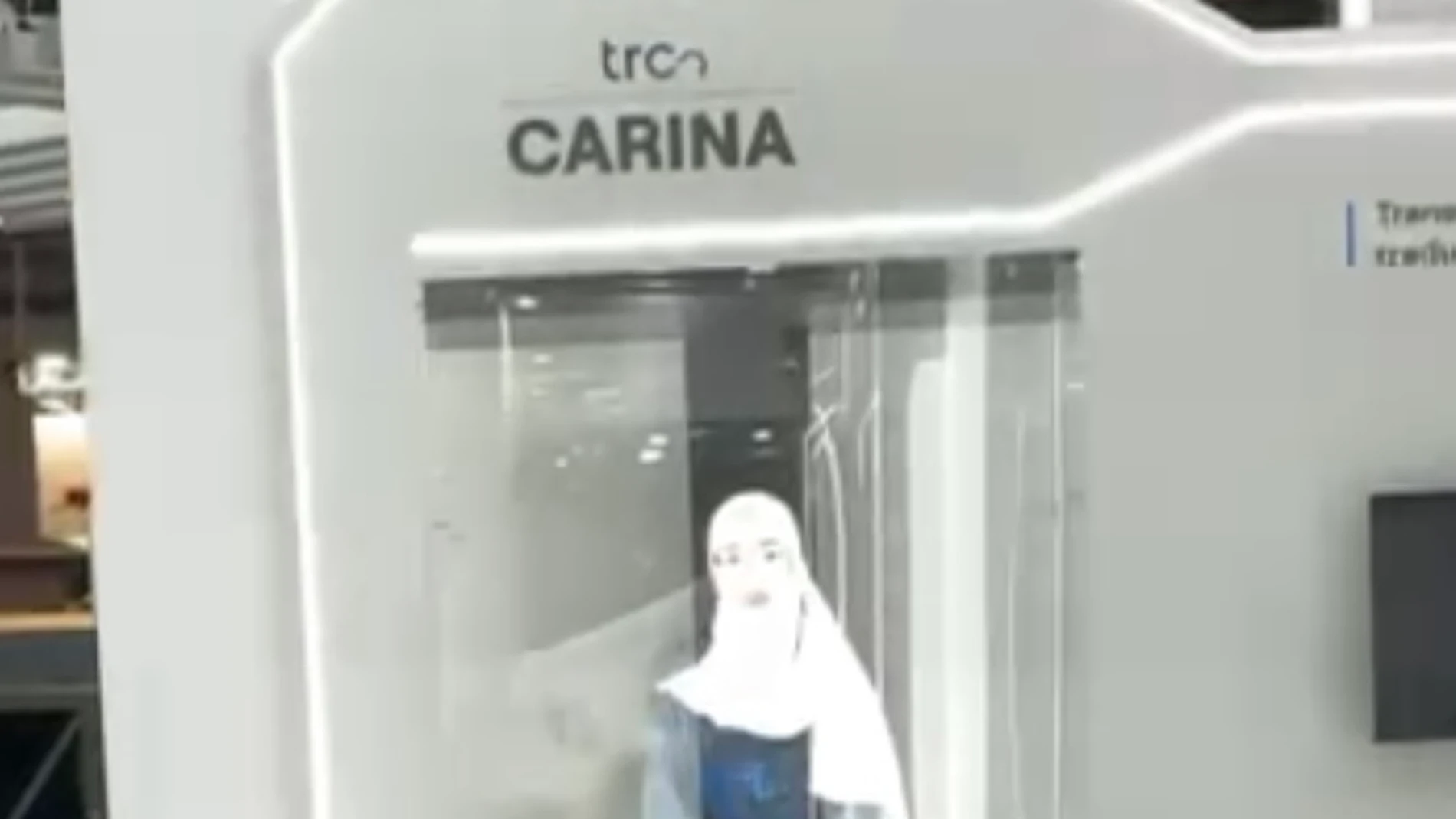 La IA Carina que ha presentado TRC en la feria internacional de Defensa (Feindef).
