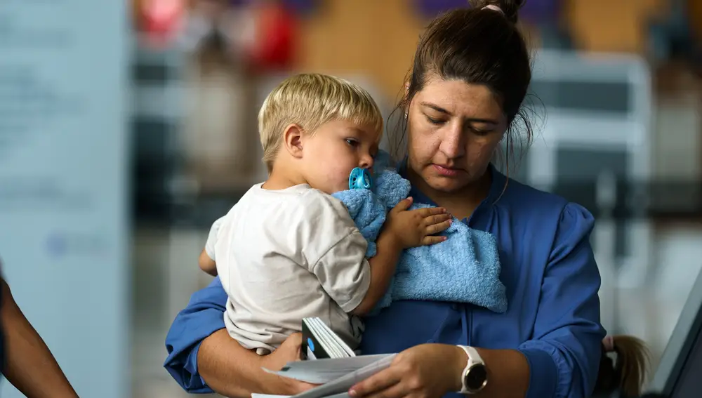 Afrikaners arrive at Dulles International Airport to resettle in the US as refugees