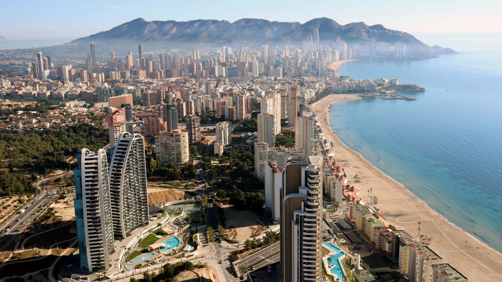 Imagen de archivo de la ciudad de Benidorm (Alicante), con sus iconicos rascacielos