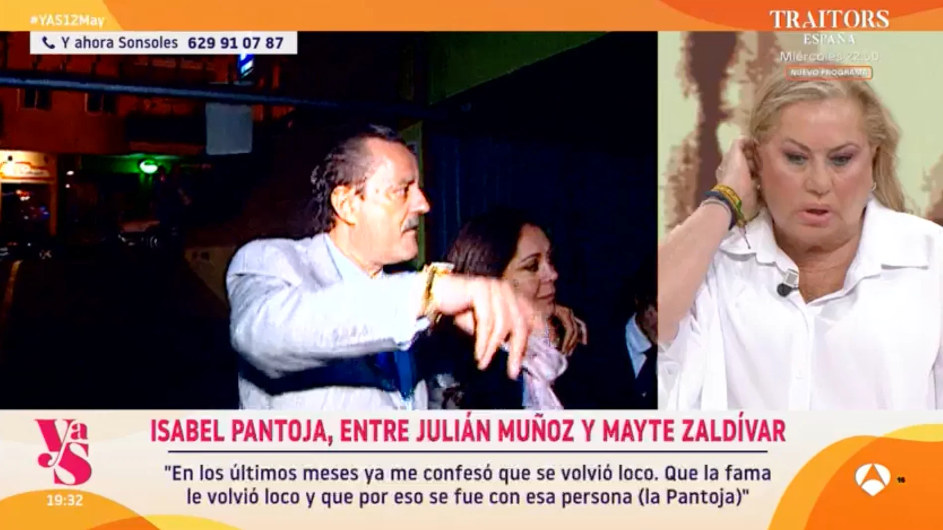 Captura de Mayte Zaldívar en 'Y ahora Sonsoles'