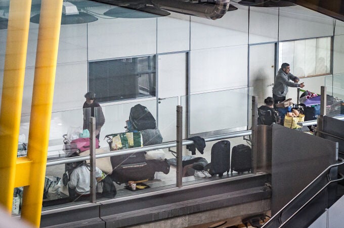 Sinhogarismo en el Aeropuerto Adolfo Suárez-Madrid Barajas 