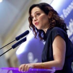 Desayuno informativo con la presidenta de la Comunidad de Madrid, Isabel Díaz Ayuso