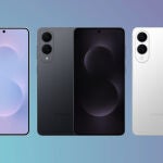 El Samsung Galaxy S25 Edge en sus tres colores diferentes