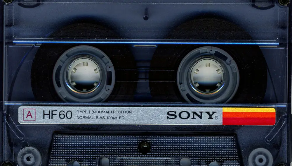 Cinta virgen Sony de los años 80